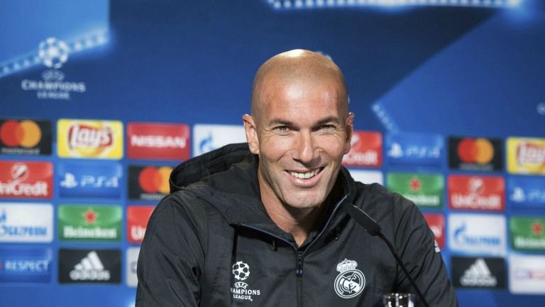Zidane, durante la rueda de prensa celebrada antes del duelo contra el Dortmund