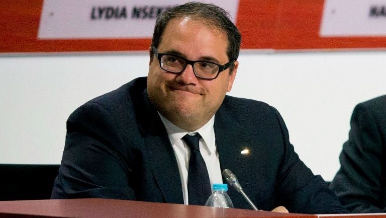 Victor Montagliani, presidente de Concacaf, en una reunión de FIFA