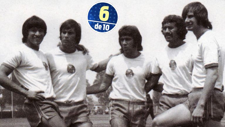 Jugadores del América de la década de los 70, entre ellos Borja y Reinoso