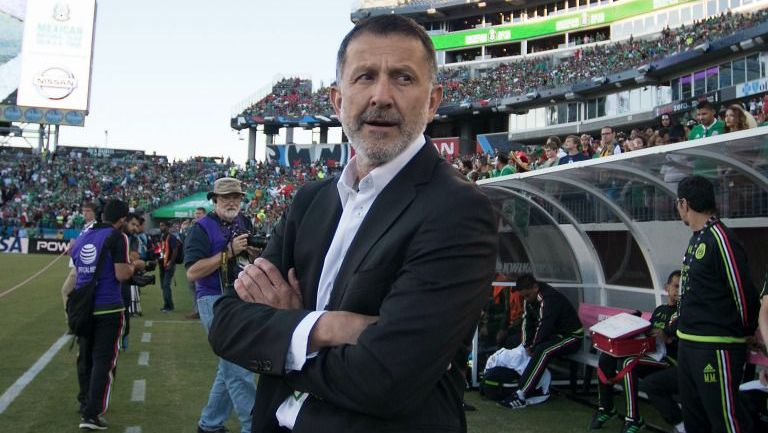 Juan Carlos Osorio, durante el partido amistoso entre México y Nueva Zelanda