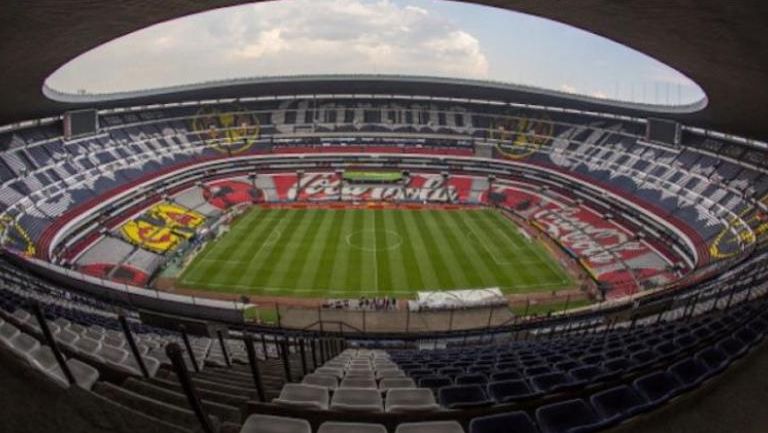 El Estadio Azteca luce vacio