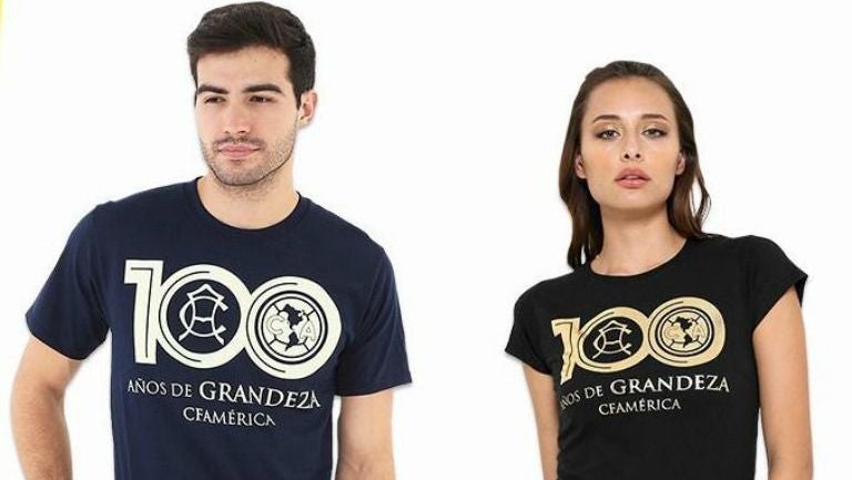 Nuevas playeras de la colección 'América Centenario'