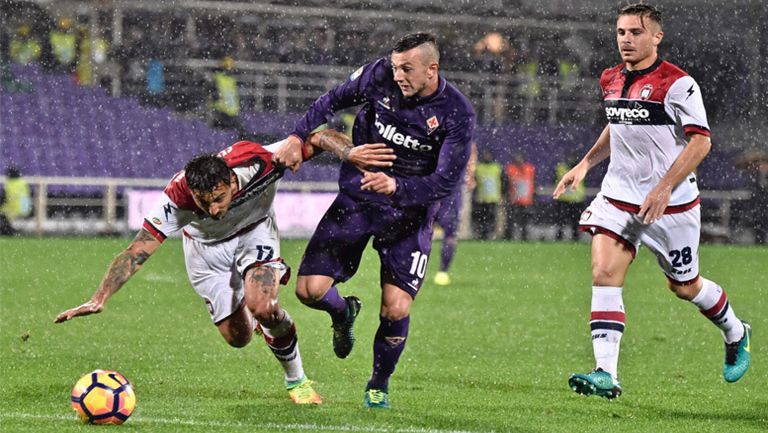 Duelo de la Fiorentina contra Crotone