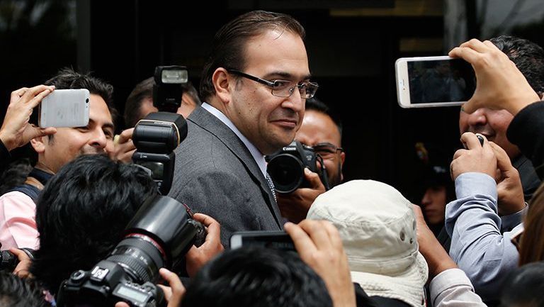 Javier Duarte, a su llegada a la Procuraduría General de la Nación