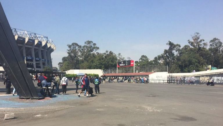 El Estadio Azteca luce con poca actividad de cara al Clásico Nacional