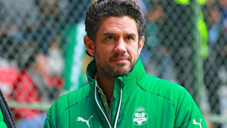 Irarragorri, en un partido de Santos Laguna