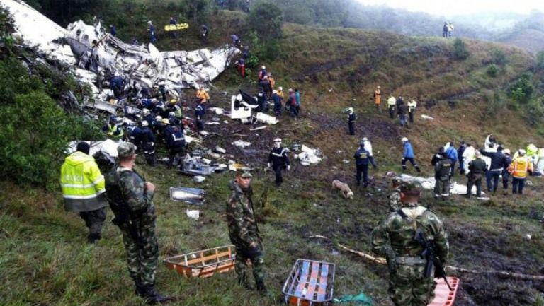 Accidente aéreo del Chapecoense en Colombia