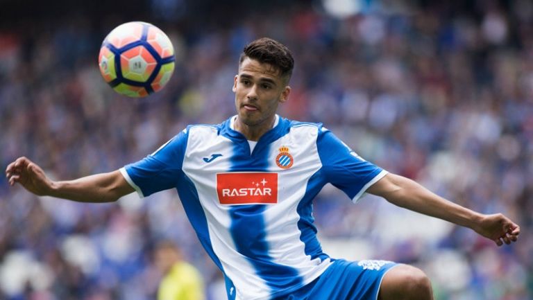 Diego Reyes en un partido de Espanyol