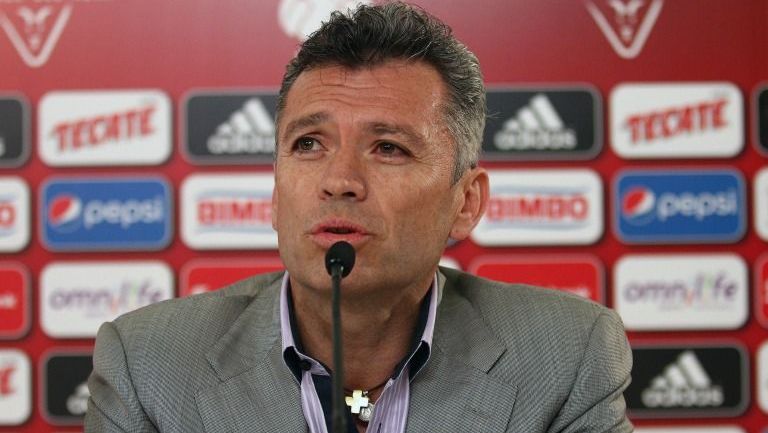 José Luis Higuera durante conferencia de prensa