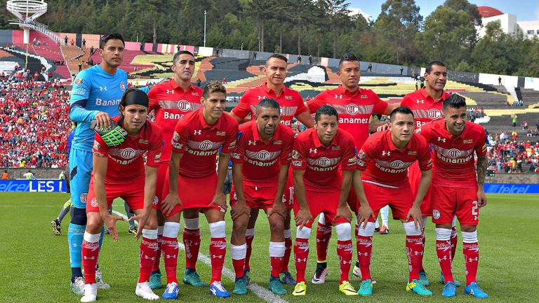 Once del Toluca en el Apertura 2016