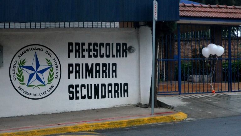 Fotografía del Colegio Americano en la ciudad de Monterrey