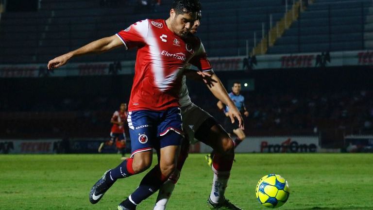 Javier Orozco, durante el duelo de la J3 contra Toluca