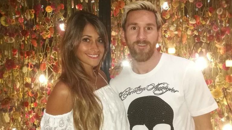 Lionel Messi y su futura esposa, Antonella Roccuzzo
