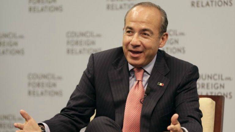 Felipe Calderón, expresidente de México, durante un evento