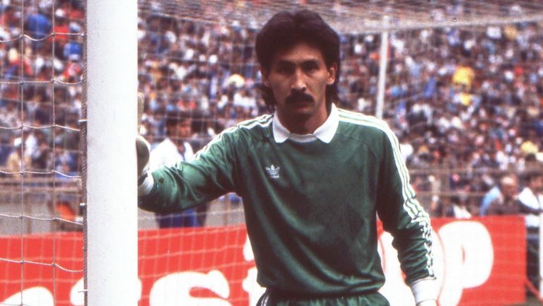 Pablo Larios, en un partido de Cruz Azul