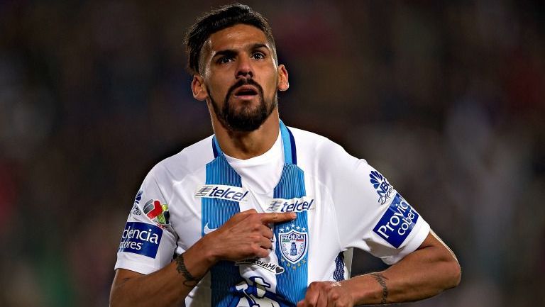 Jara celebra su gol frente a Veracruz