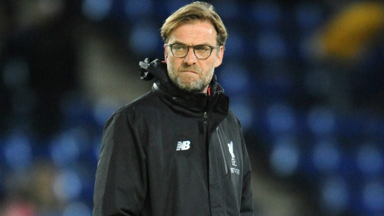 Klopp, molesto tras una derrota contra Leicester