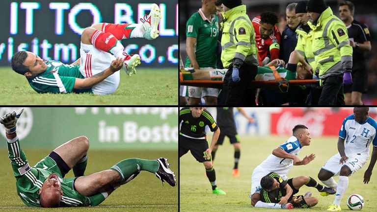 Graves fracturas en jugadores del futbol mundial 