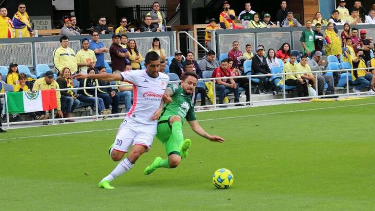 Acción del juego entre América y Morelia disputa en Estados Unidos