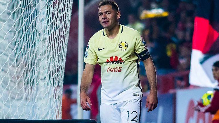 Pablo Aguilar, durante el partido de Copa MX entre América y Xolos