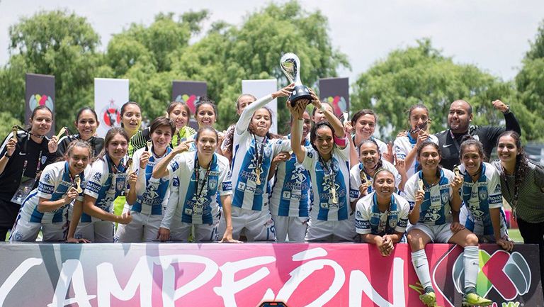 Las Tuzas de Pachuca celebran el título de Copa MX