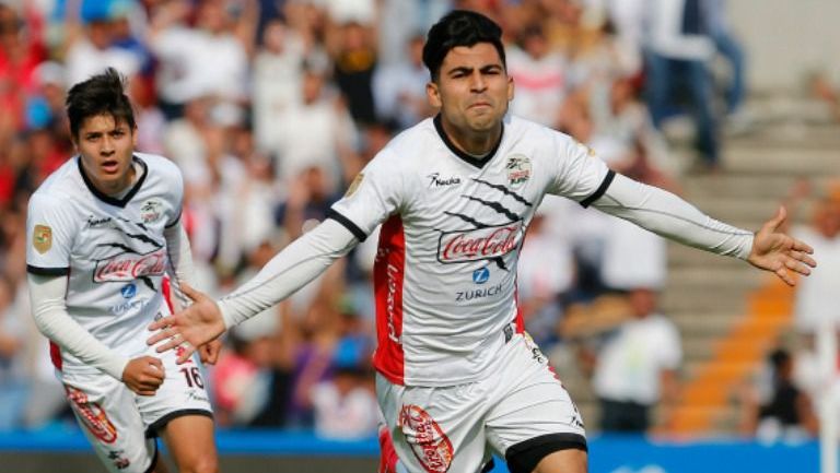 Amaury Escoto celebra el único gol del partido