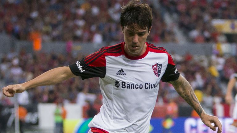 Mauro Formica durante un partido con Newell’s Old Boys