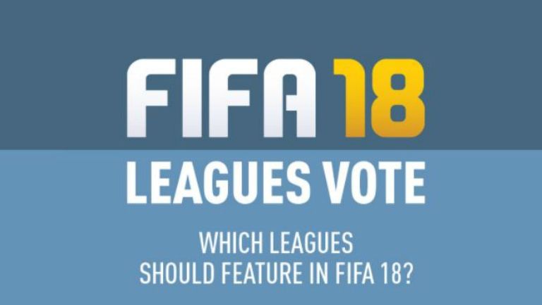 Cartel oficial de FIFA18 para la votación por las ligas