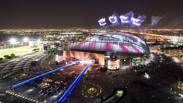 Así luce uno de los estadios para el Mundial de Qatar 2022
