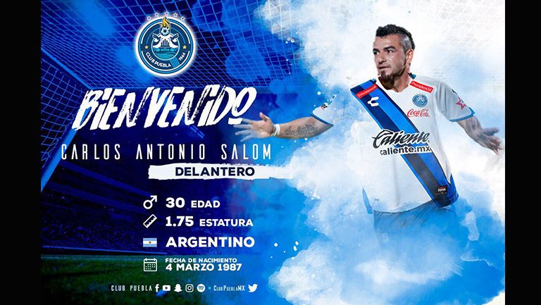 Llamado de Puebla para anunciar a Salom