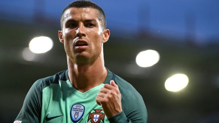 Cristiano Ronaldo, durante un partido con Portugal
