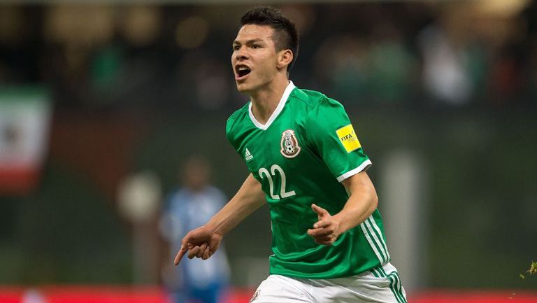 Chucky celebra un gol con la Selección