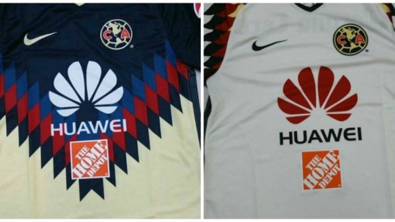 Las playeras de América, las cuales llevarán la publicidad de The Home Depot en el centro