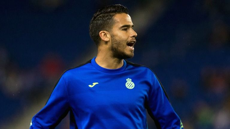 Diego Reyes, previo a un juego del Espanyol en La Liga