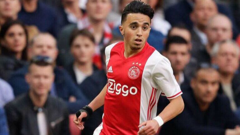 Abdelhak Nouri, durante un juego con el Ajax