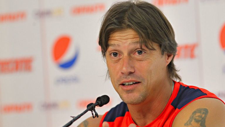 Matías Almeyda, en conferencia de prensa