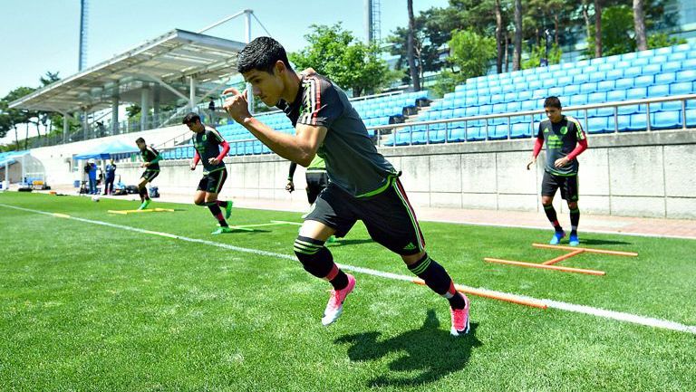 Uriel Antuna entrena con la Selección Mexicana Sub 20