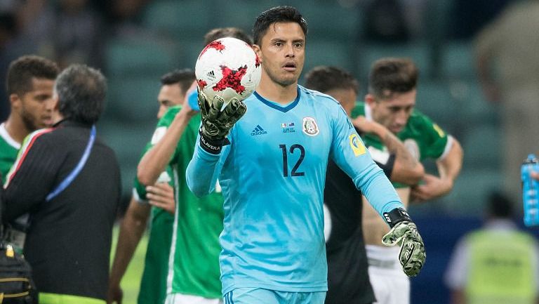 Talavera, después de un juego con la Selección Mexicana