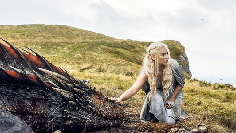 Daenerys Targaryen en una escena de Game of Thrones