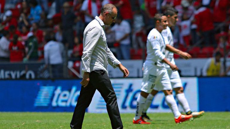 Javier Torrente, después de la derrota de León frente a Toluca