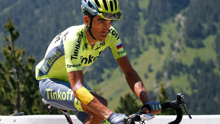 Alberto Contador, durante el Tour de Francia 