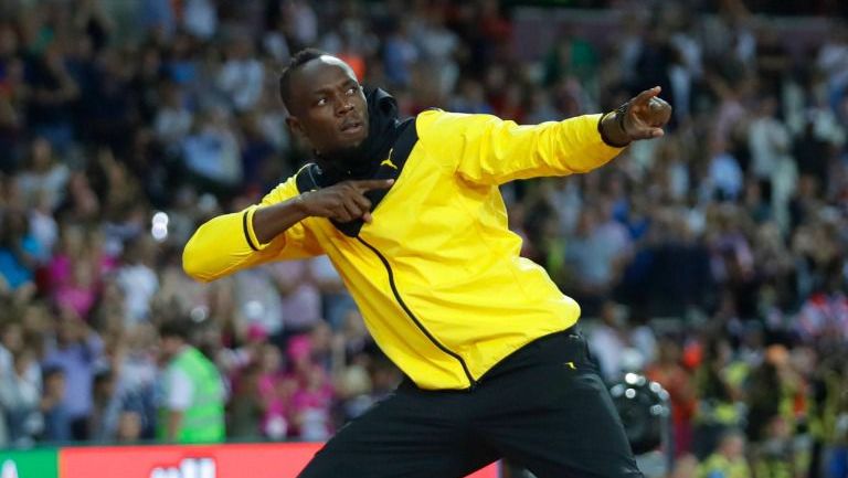 Usain Bolt, en el Campeonato Mundial de Atletismo en Londres 2017