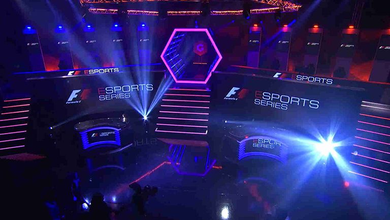 Así luce el escenario de la F1 eSports Series