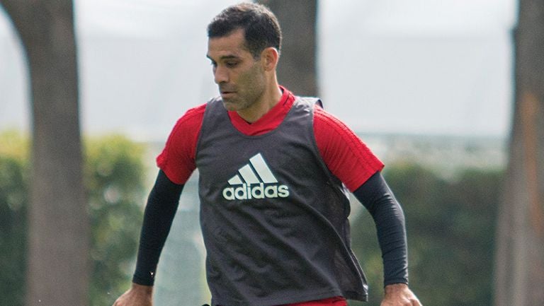 Rafael Márquez en un entrenamiento