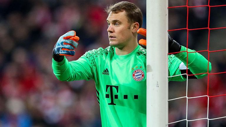 Manuel Neuer, durante un juego con el Bayern