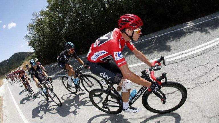 Ciclistas, durante La Vuelta a España