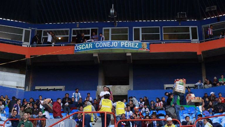 Palco del Estadio Hidalgo lleva el nombre del Conejo Pérez