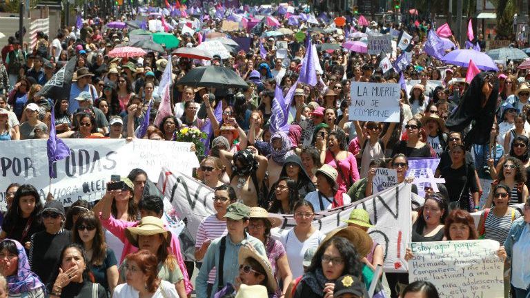 Marcha para exigir justicia para Mara Castilla Miranda 