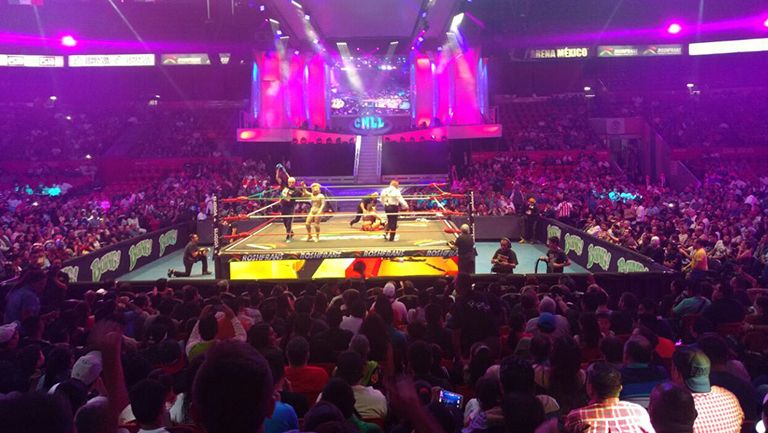 La Arena México durante la función del 84 Aniversario del CMLL