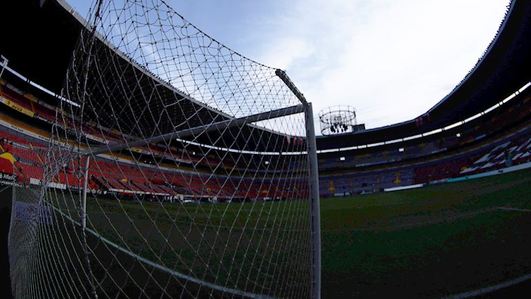 La cancha del Jalisco sin la pantalla central